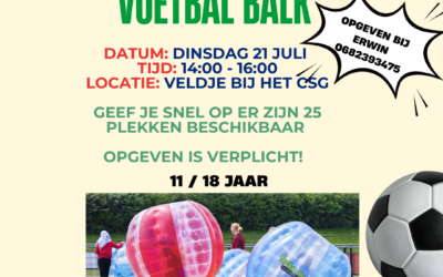 Bubbel voetbal balk nieuw (1)
